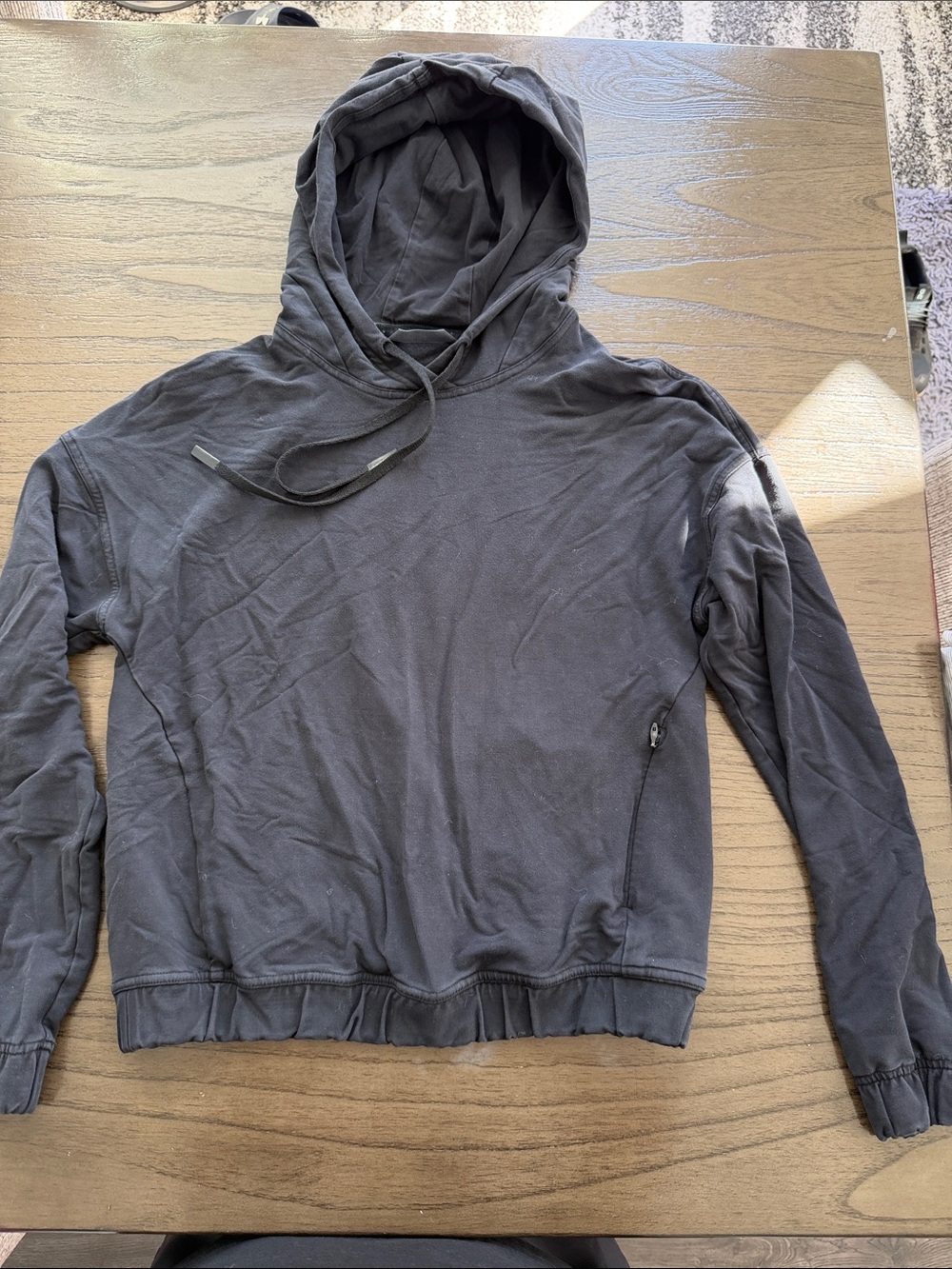 lululemon athletica Dark Charcoal Hooded Pullover